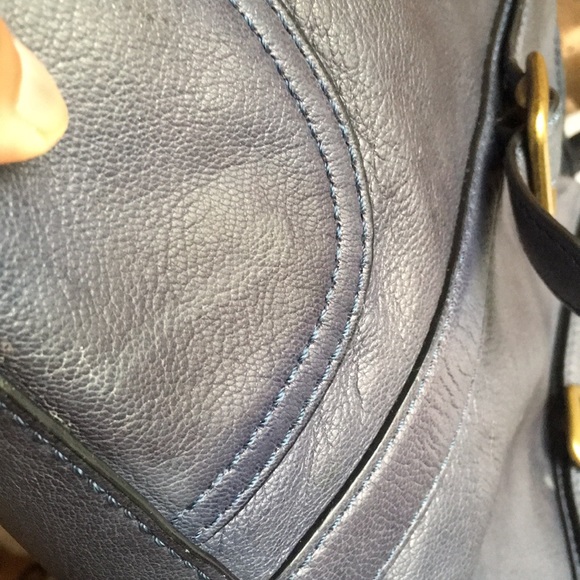 Navy Frye Lily Tote - Picture 7 of 8